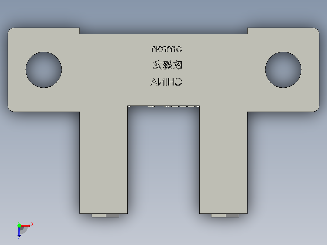 2-欧姆龙EE-SX670-170D俯视图