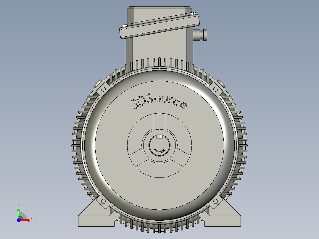 15kw4级电动机1前视图