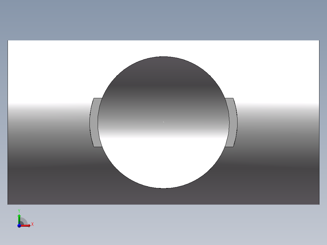 U-PVC_TEE_DN250前视图