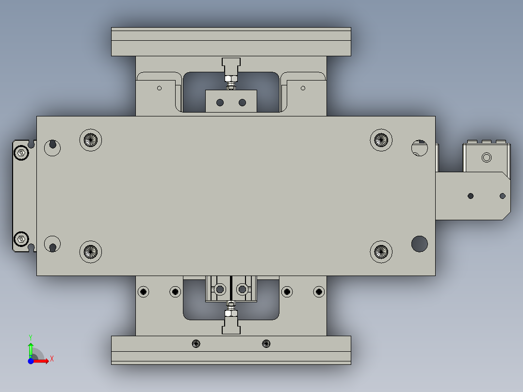 YX-04-11贴胶旋转组件前视图