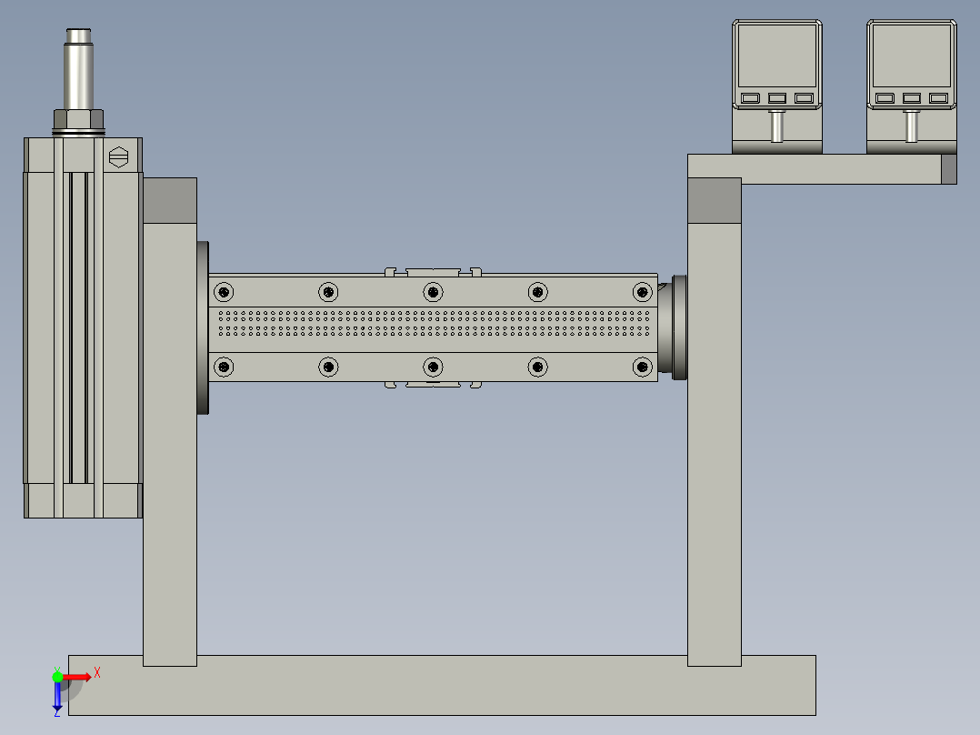 YX-04-11贴胶旋转组件俯视图