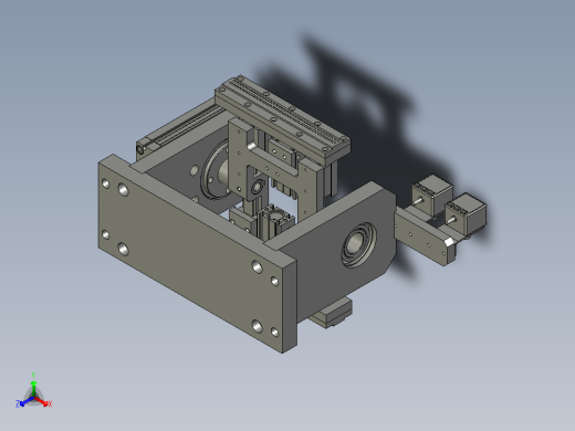 YX-04-11贴胶旋转组件正等轴测缩略图