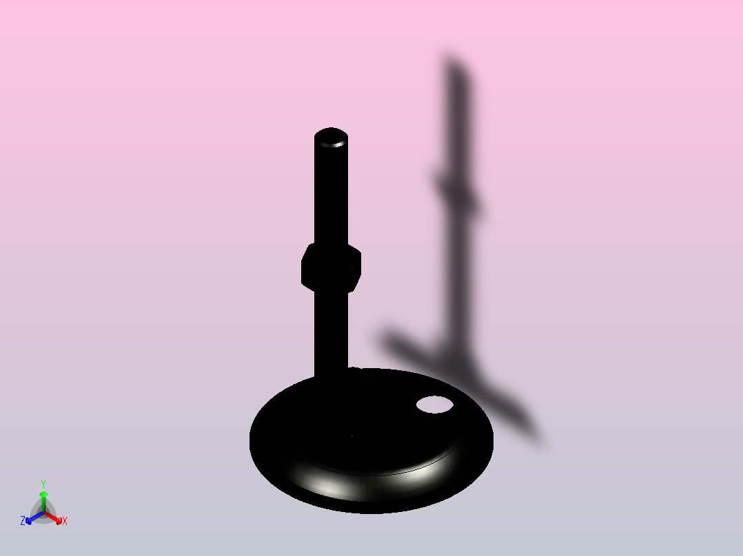 脚杯WAN61-D86.5-M12-L125主视图