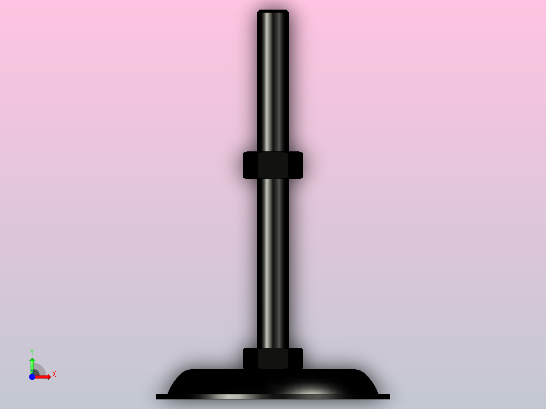 脚杯WAN61-D86.5-M12-L125前视图