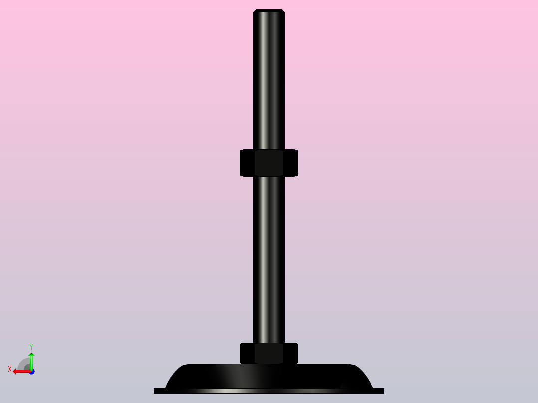 脚杯WAN61-D86.5-M12-L125后视图