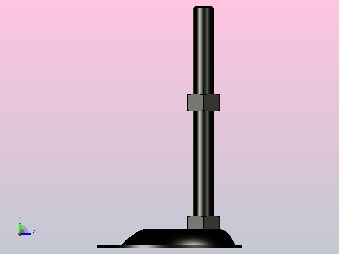 脚杯WAN61-D86.5-M12-L125左视图