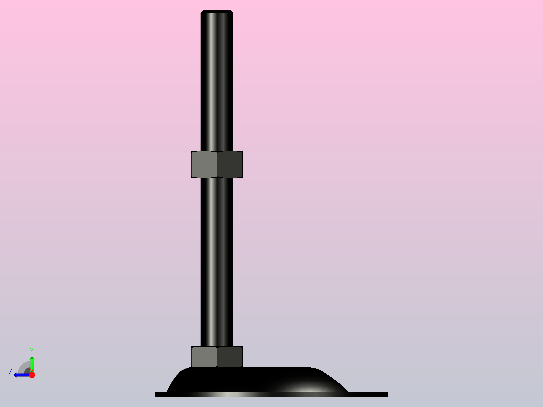 脚杯WAN61-D86.5-M12-L125右视图