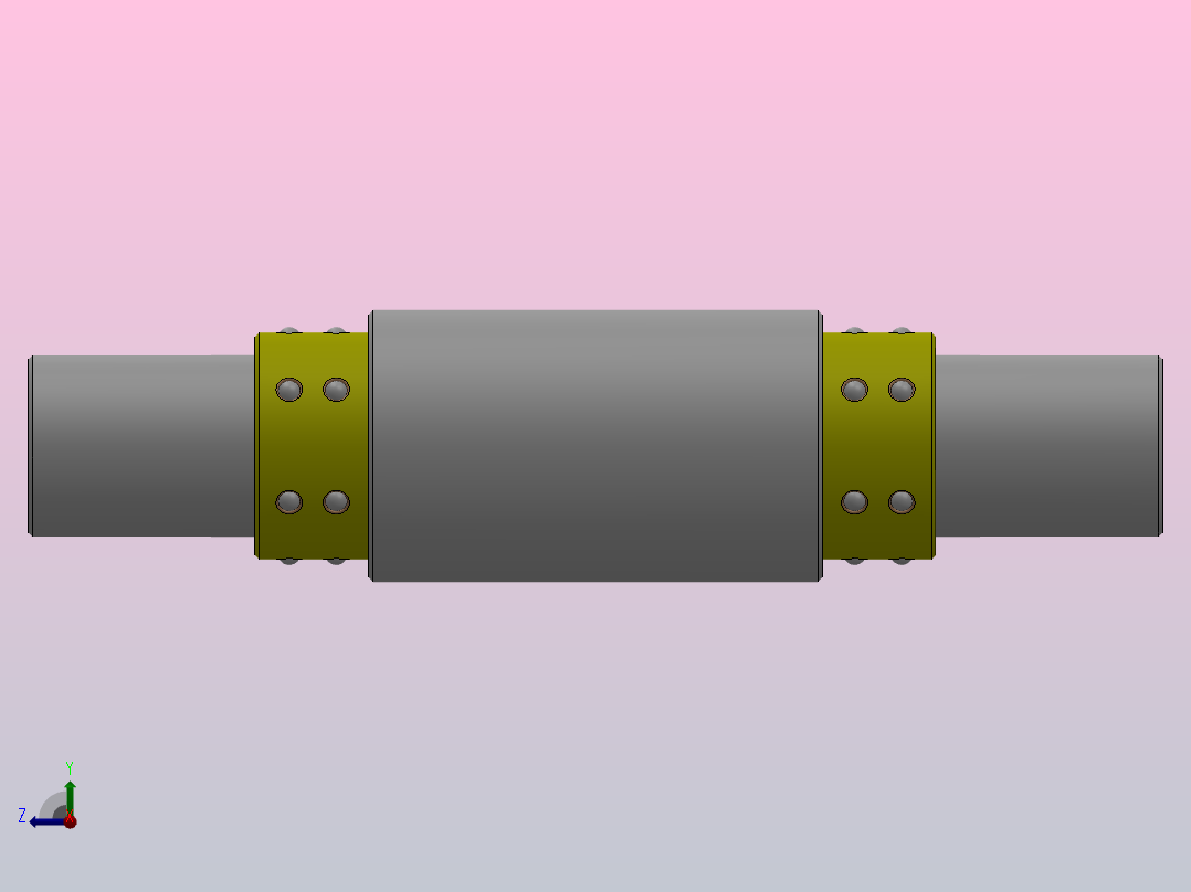 标准型微型滚珠衬套导向轴组件_LSRS-8-50-20-30-A右视图