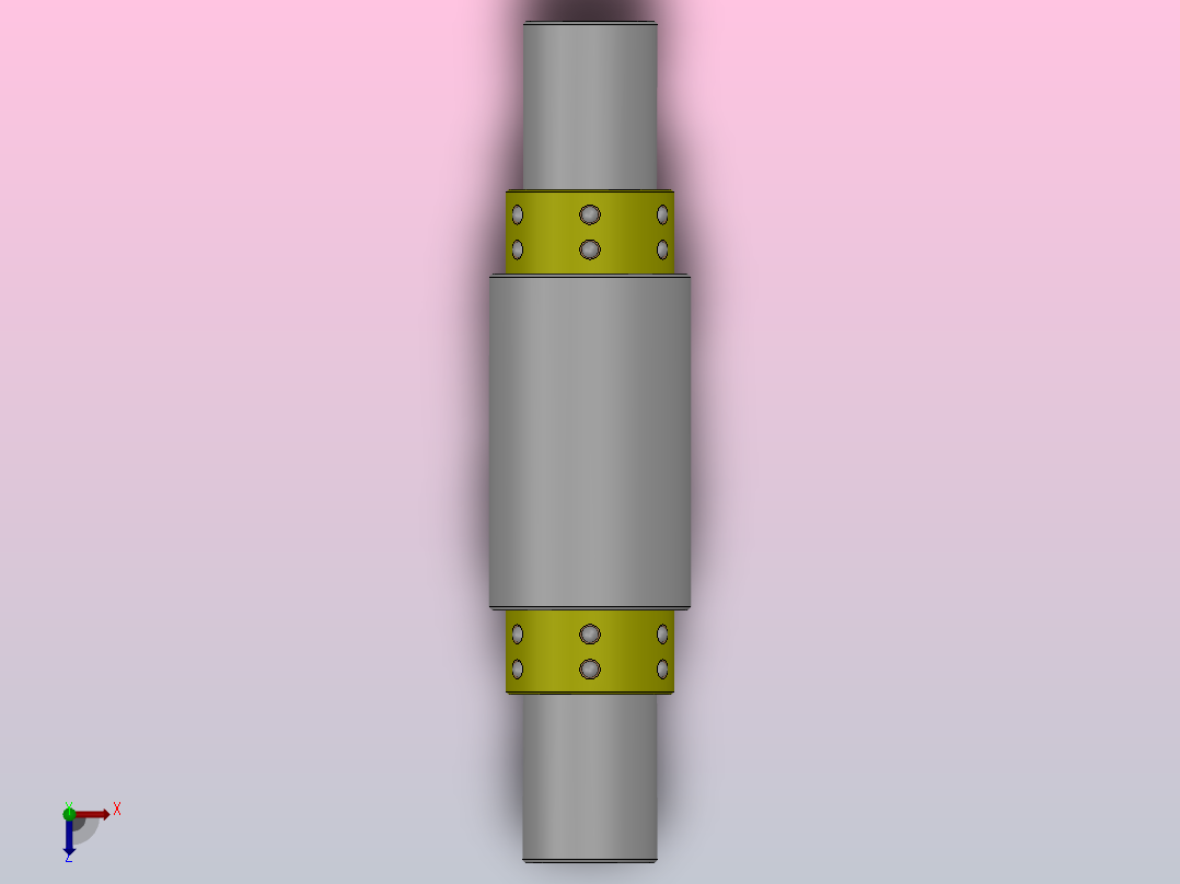 标准型微型滚珠衬套导向轴组件_LSRS-8-50-20-30-A俯视图