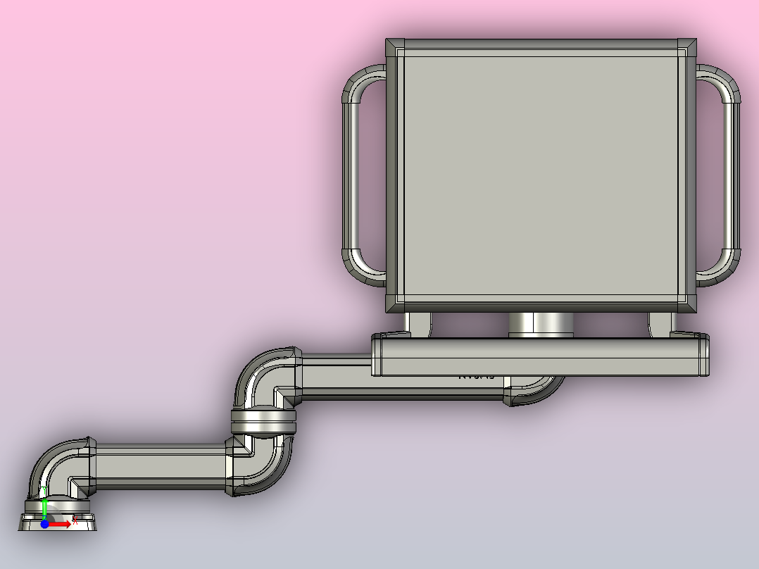 悬臂控制操控箱键盘支架-G3-顶座-中间连接器-90度箱体连接器-200-300前视图
