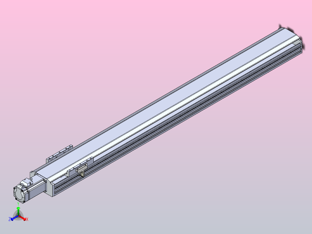 日规模组半封闭丝杆TPA-HNR-120D-1610C-L1050-M-C-P40-N3主视图