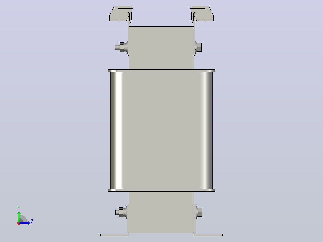 NSK-4～5三相干式变压器三维模型202010左视图