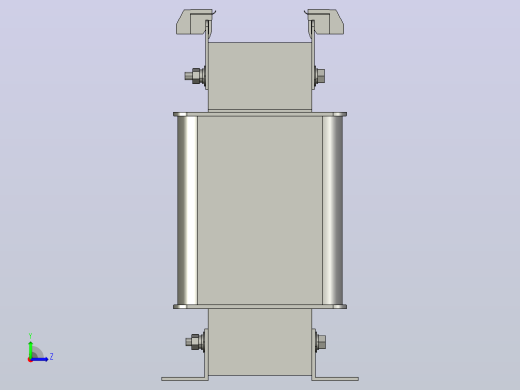 NSK-4～5三相干式变压器三维模型202010左视缩略图