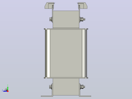 NSK-4～5三相干式变压器三维模型202010右视缩略图