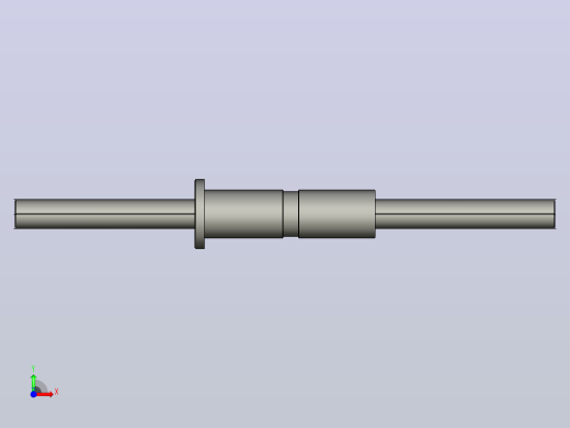 DKFZD5020-6滚珠丝杆3D模型前视缩略图