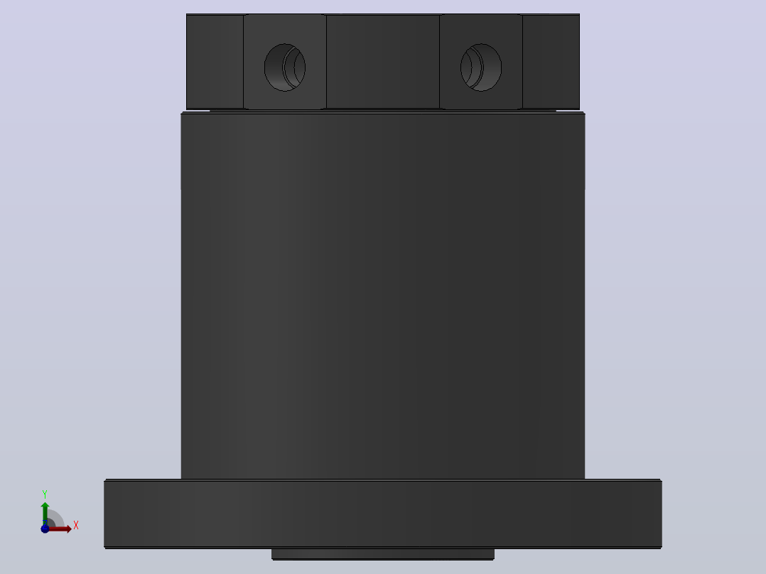 HWRA6F单转盘法兰盘型[HWRA6F]前视图