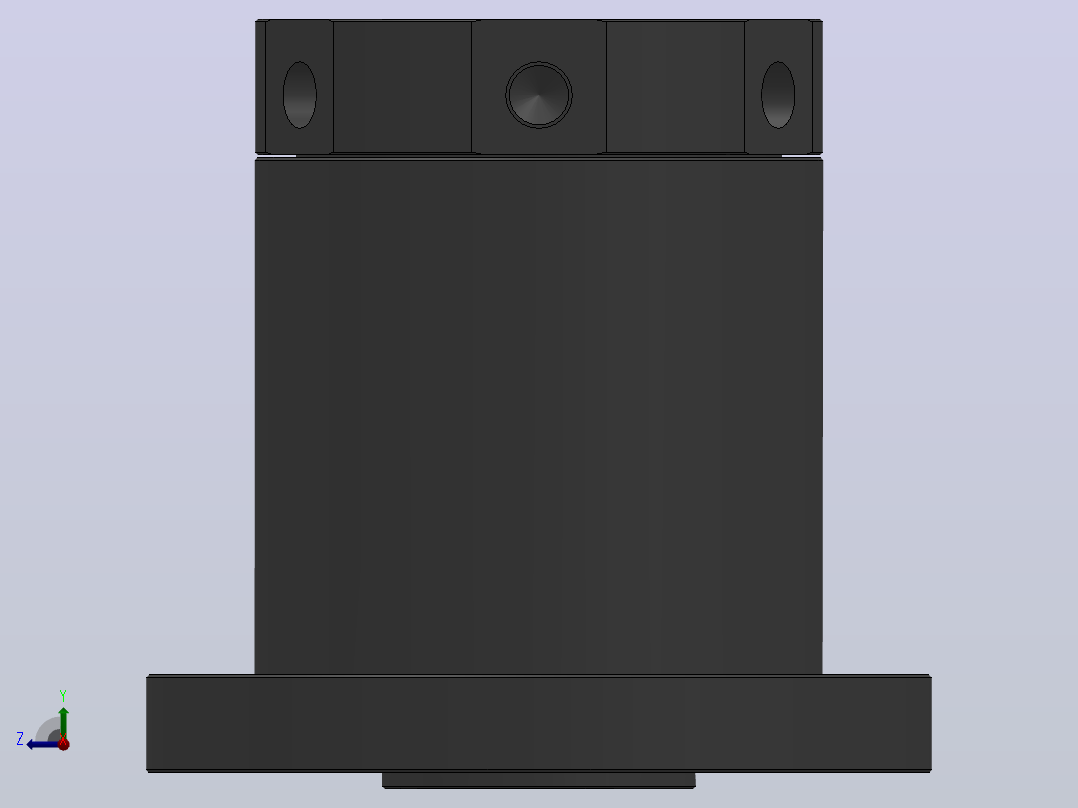 HWRA6F单转盘法兰盘型[HWRA6F]右视图