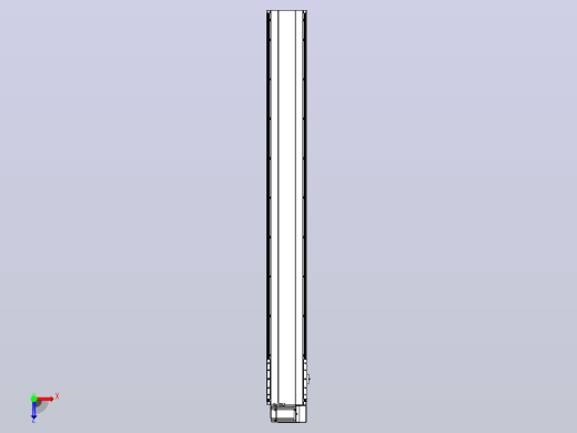 皮带直线轴半封闭可选导轨TPA-HNB-202D-140-L1650-RU-C-P75-N3俯视缩略图