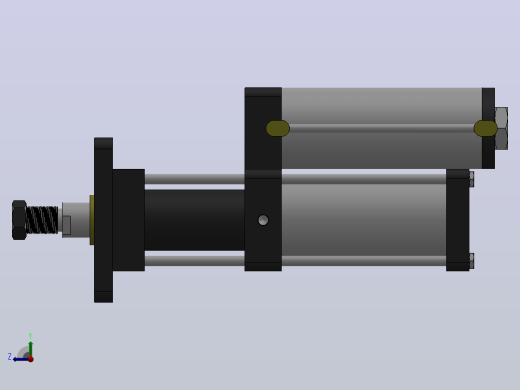 MPT-5T系列标准型[MPT-80-50-10-5T-M2-S1-0°]气压增压缸右视缩略图