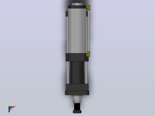 MPT-5T系列标准型[MPT-80-50-10-5T-M2-S1-0°]气压增压缸俯视缩略图