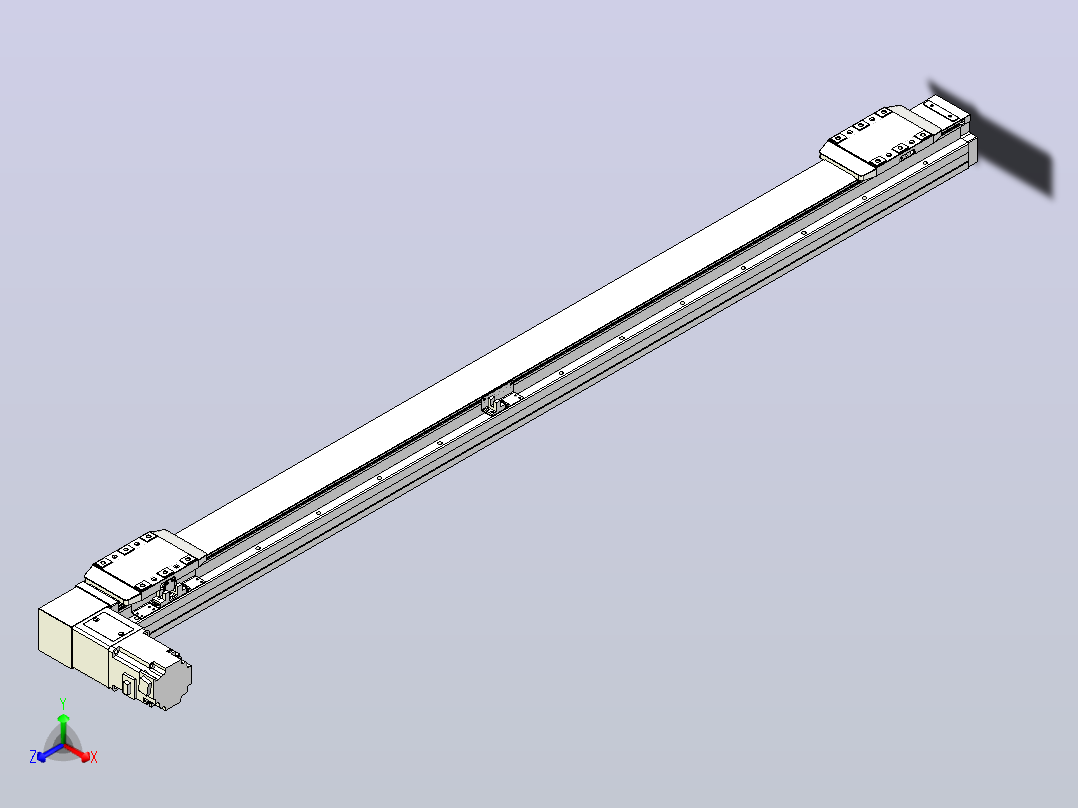 皮带直线轴双滑块型TPA-GCBS-80-P60-L525-DL-M20-N3主视图
