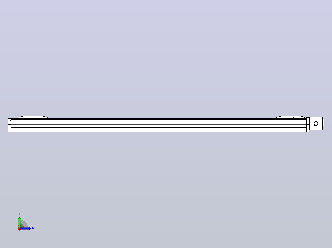 皮带直线轴双滑块型TPA-GCBS-80-P60-L525-DL-M20-N3左视图