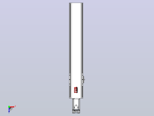 日规模组半封闭丝杆TPA-HNR-110D-1610C-L500-M-Y-P40-N3俯视缩略图