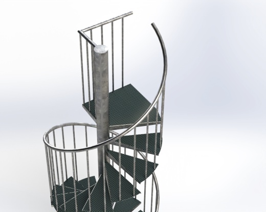 Escalera-楼梯旋转梯子缩略图