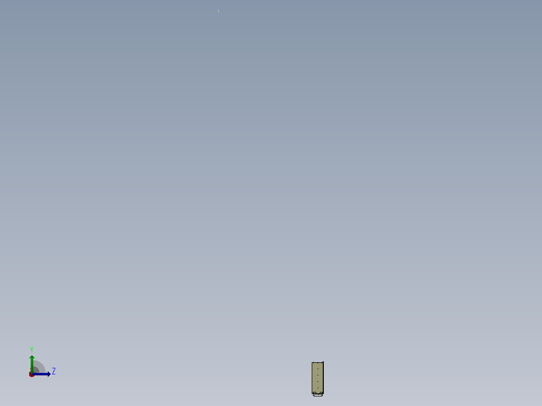 研华IPC-610L 工控机 4U计算机3D模型左视图
