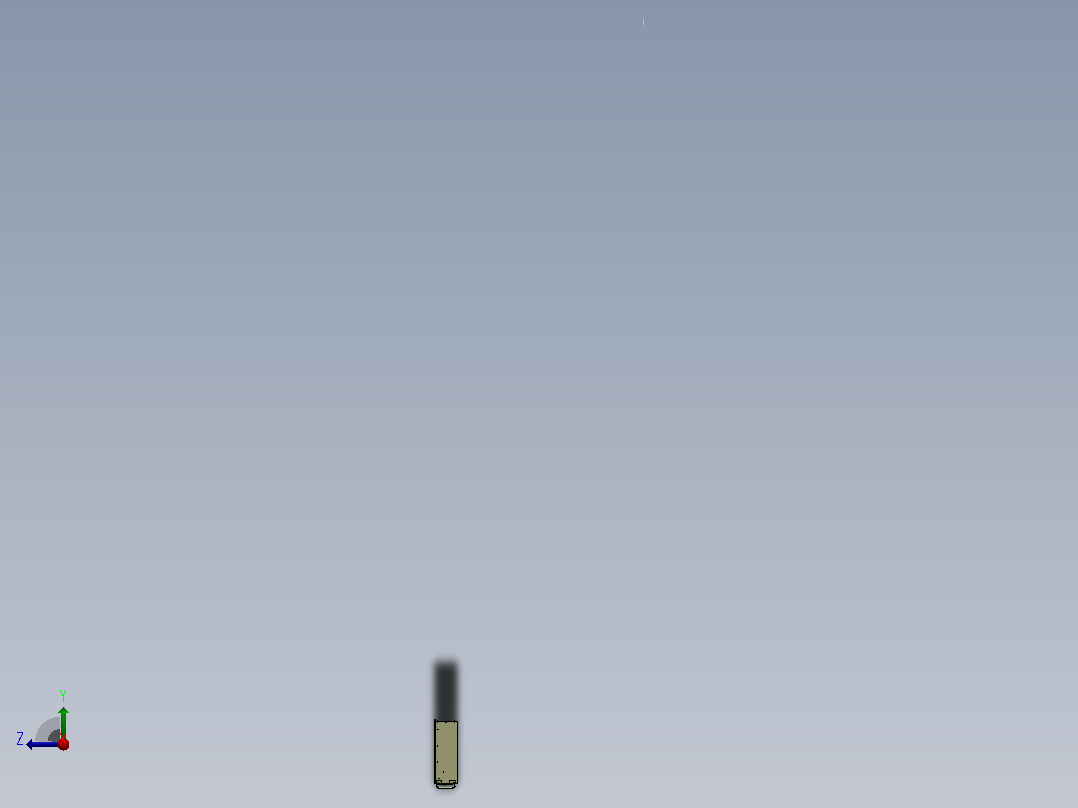 研华IPC-610L 工控机 4U计算机3D模型右视图