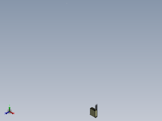 研华IPC-610L 工控机 4U计算机3D模型正等轴测缩略图