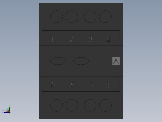 TE系列功率-功率因数隔离变送器-I型[TE系列功率-功率因数隔离变送器-I型]右视缩略图