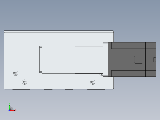 直线模组DMBF220-LTCR（左折直连带电机座）[DMBF220-L45S500-DT750-A2U-LTCR]前视缩略图