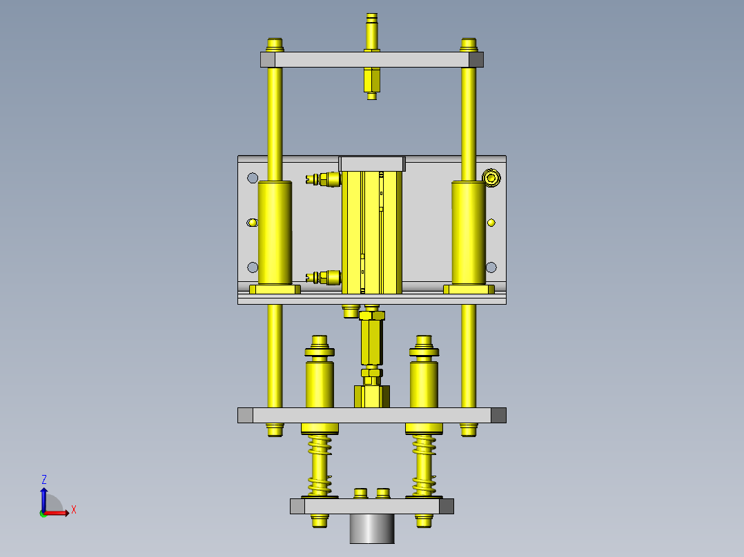简易压入装置前视图