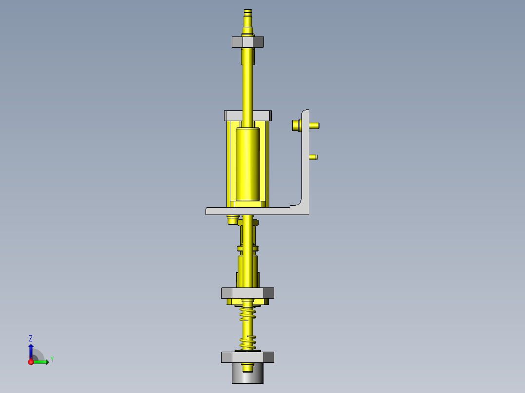 简易压入装置右视图