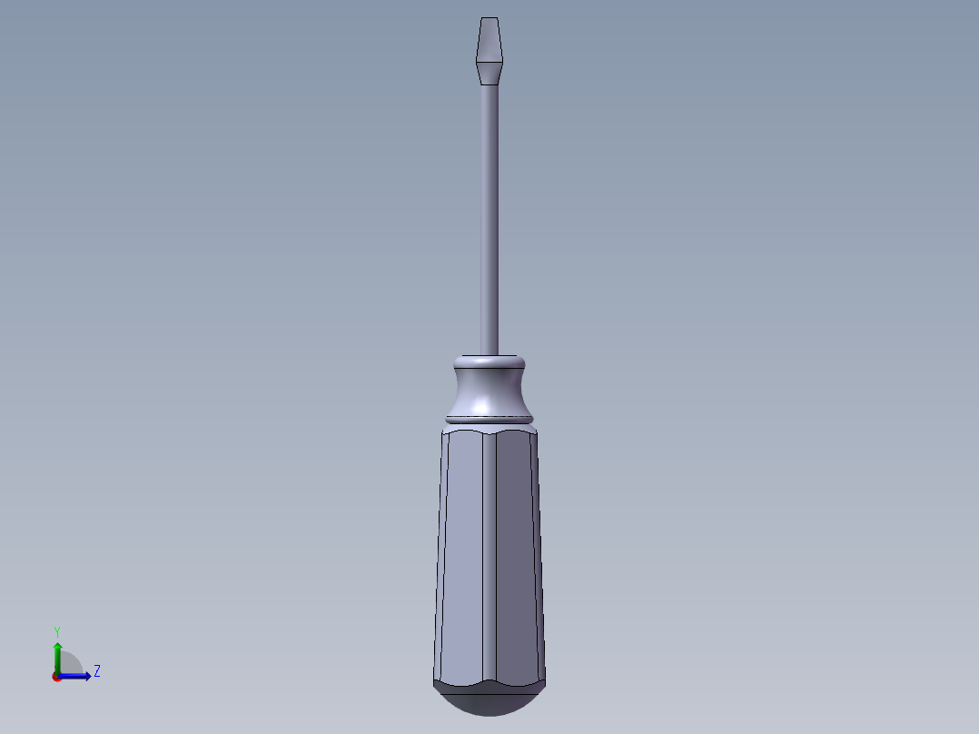 SolidWorks 改锥图纸左视图