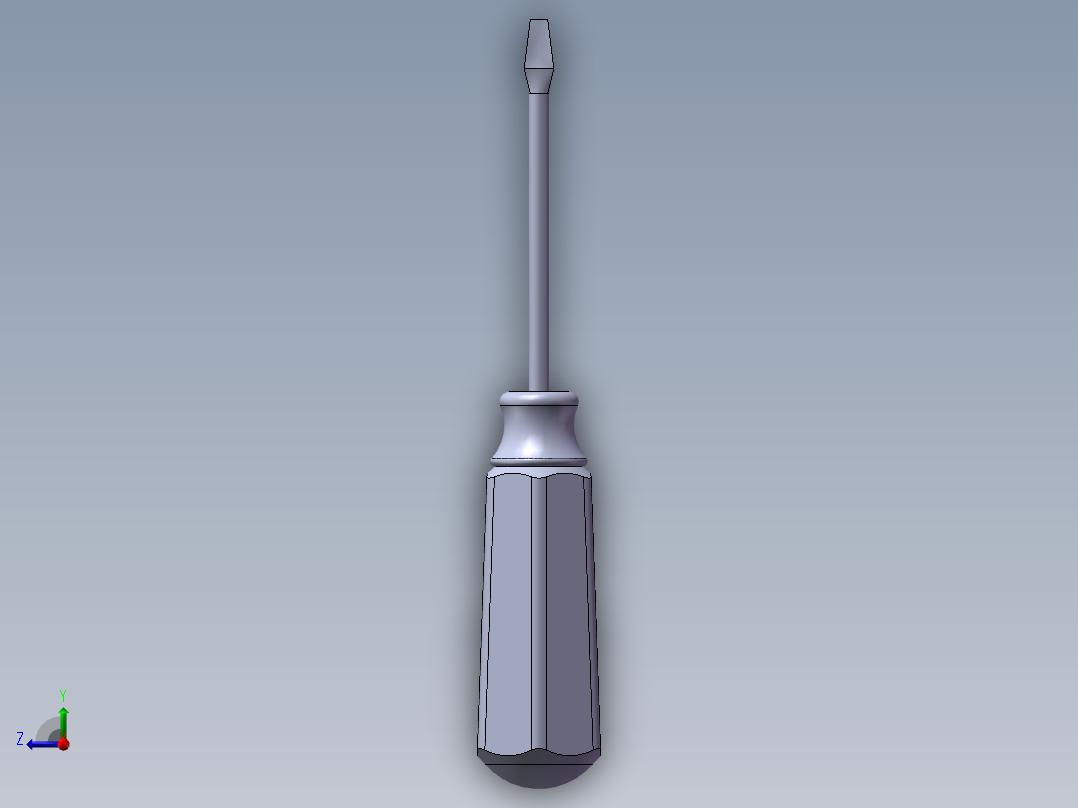 SolidWorks 改锥图纸右视图