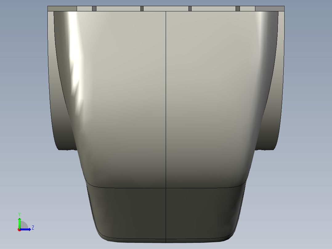 汽车座椅左视图