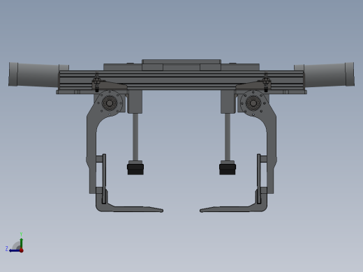 袋式码垛机器人抓具 3D图右视缩略图