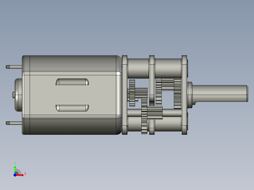 齿轮马达 前视图