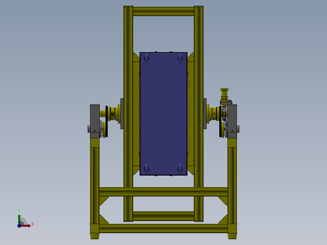 M36旋转固定机构前视图