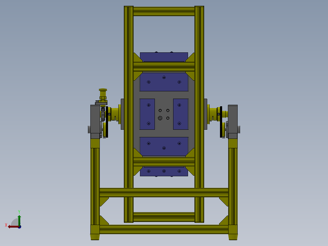 M36旋转固定机构后视图