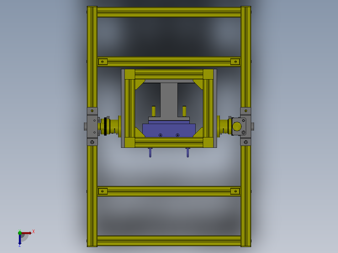 M36旋转固定机构俯视图