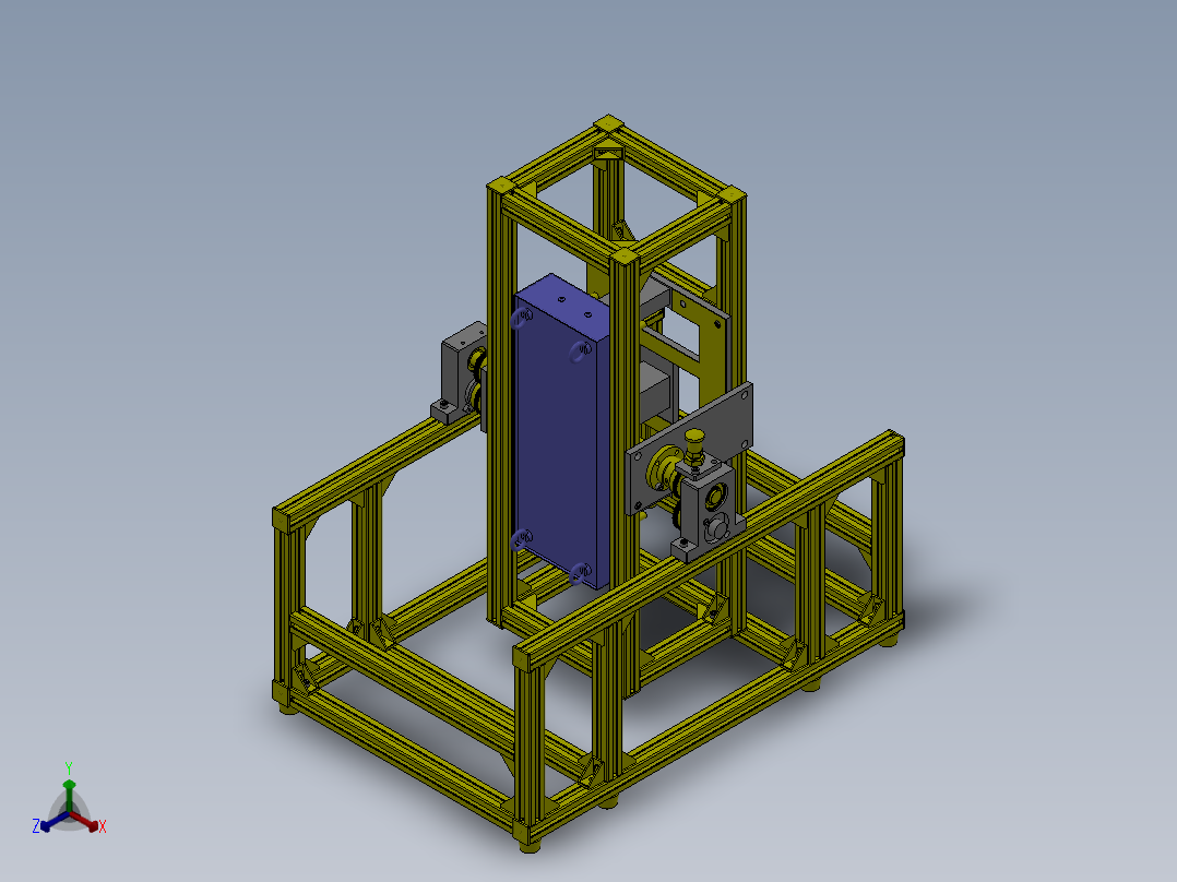 M36旋转固定机构正等轴测图