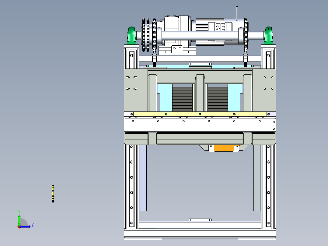 A17_顶升移栽升降机SW2018左视图