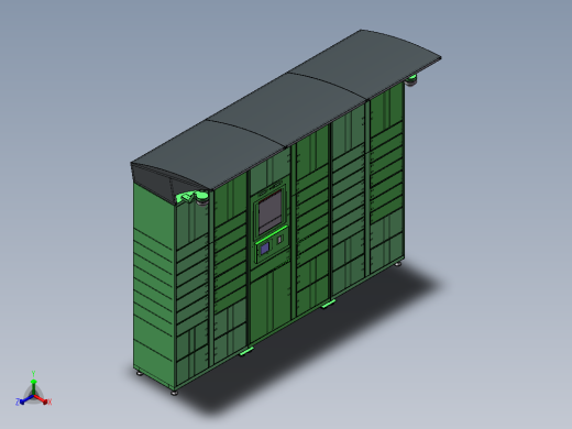 丰巢柜正等轴测缩略图