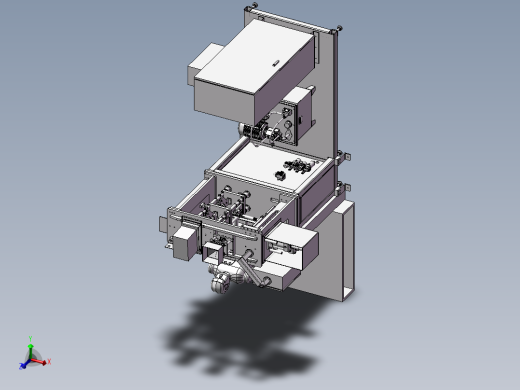 凸轮轴压装检漏机总装图