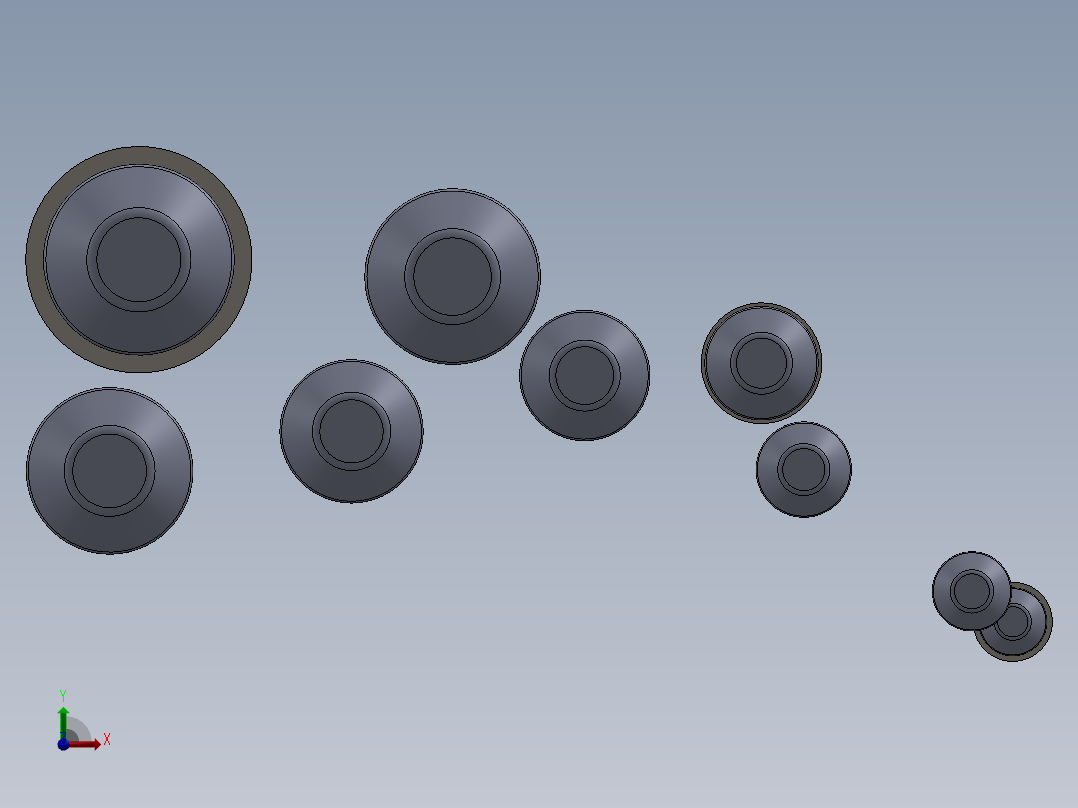 高强度扭断控制结构螺栓前视图