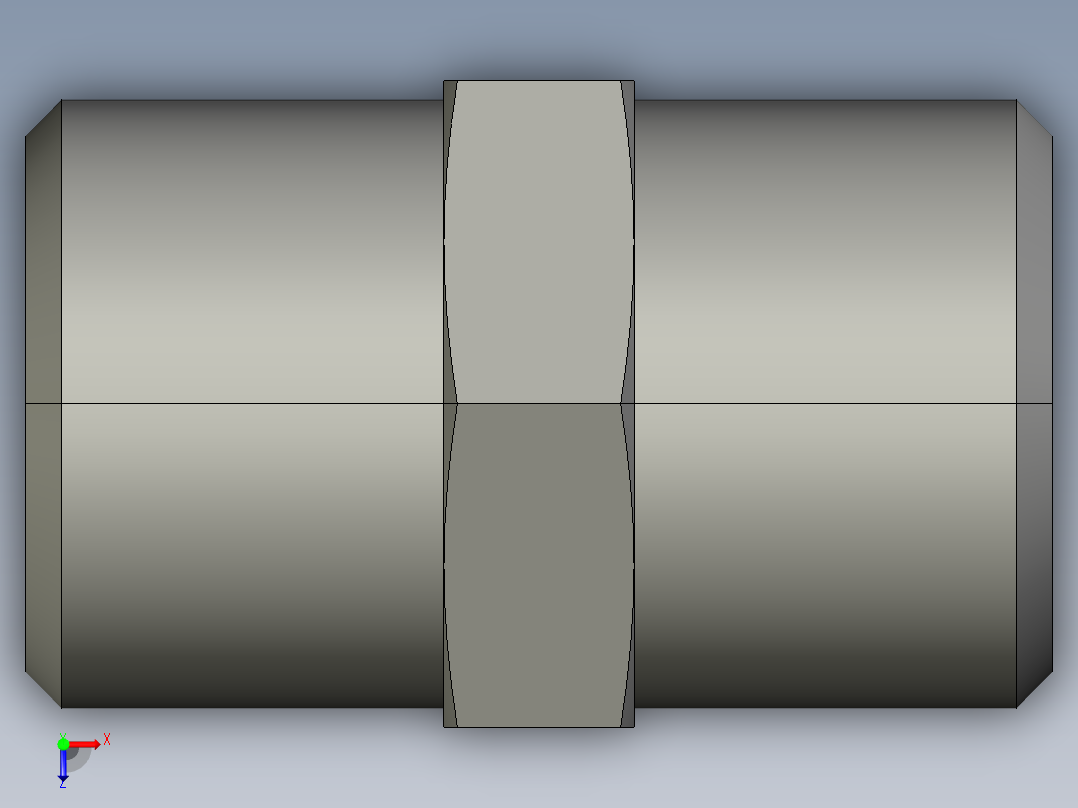 卡套式工业通用硬管接头EO Union G10LCFX俯视图