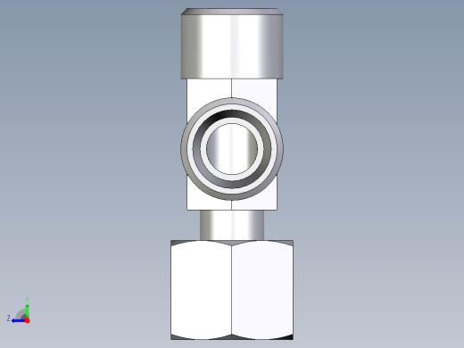 卡套式工业通用硬管接头EO_Standpipe_run_tee_EVL10LOMDCF右视缩略图